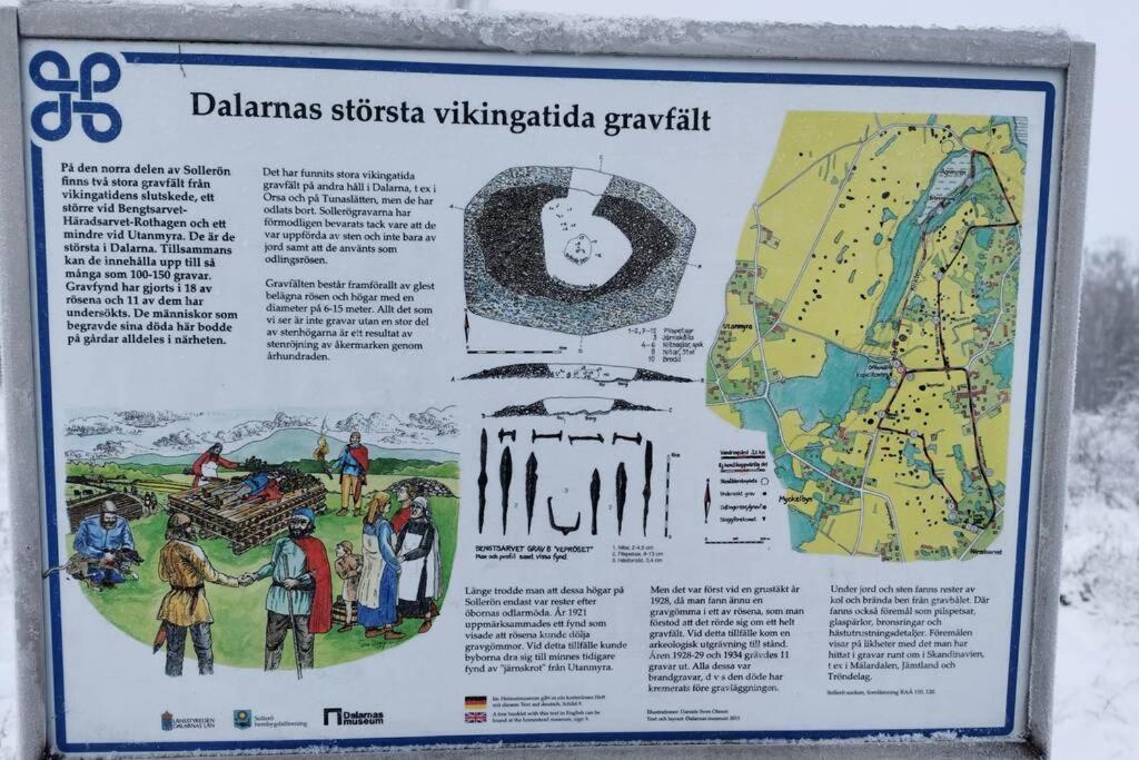 Idyllisk nybyggd stuga på Sollerön. Solleron Exteriör bild